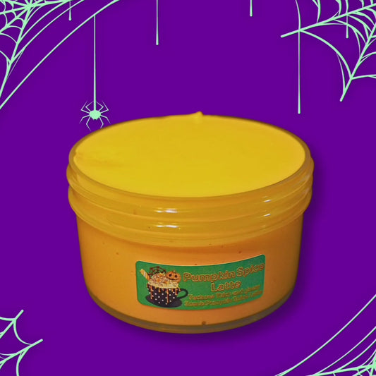 Pumpkin Spice Latte Slime | Thick & Glossy Orange Base | Warm Pumpkin Spice Scent | Budget Fall Slime