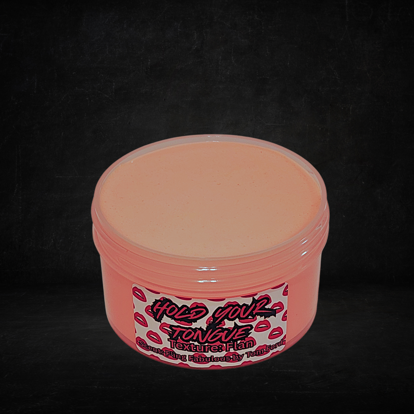 Hold Your Tongue – Flan Texture Slime | Thanksgiving Stress Relief Slime | Tom Ford Inspired Scent | Extra Thick Glue All Glossy Stretchy Texture