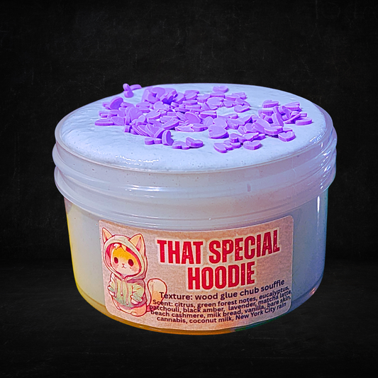 That Special Hoodie – Chonk Soufflé Slime (6oz) | Wood Glue Plush Texture | Cozy Comfort Scent