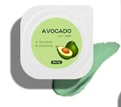 Avocado Clay Mask Slime – Wood Glue Blend Slay | Loud Pops & Sizzly ASMR | Spa Self-Care Scent Blend | 6oz Handmade Slime