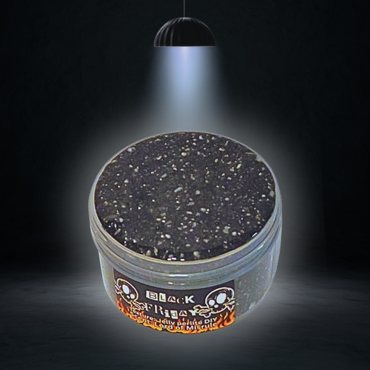 Black Friday Slime – Perlite Jelly BASE ONLY (6oz) | Inflating Textured Slime | Lord of Misrule Scent
