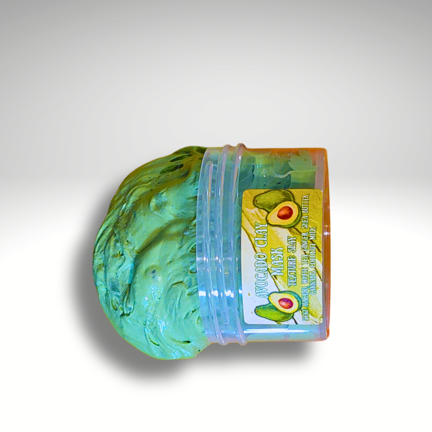 Avocado Clay Mask Slime – Wood Glue Blend Slay | Loud Pops & Sizzly ASMR | Spa Self-Care Scent Blend | 6oz Handmade Slime