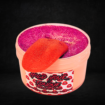 Hold Your Tongue – Flan Texture Slime | Thanksgiving Stress Relief Slime | Tom Ford Inspired Scent | Extra Thick Glue All Glossy Stretchy Texture