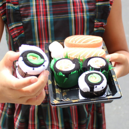 Sushi Socks 3 Pack Novelty Funny Socks for Men & Women Christmas Gift
