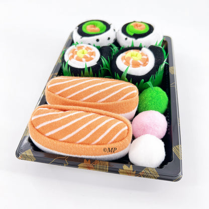 Sushi Socks 3 Pack Novelty Funny Socks for Men & Women Christmas Gift