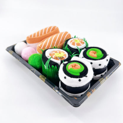 Sushi Socks 3 Pack Novelty Funny Socks for Men & Women Christmas Gift